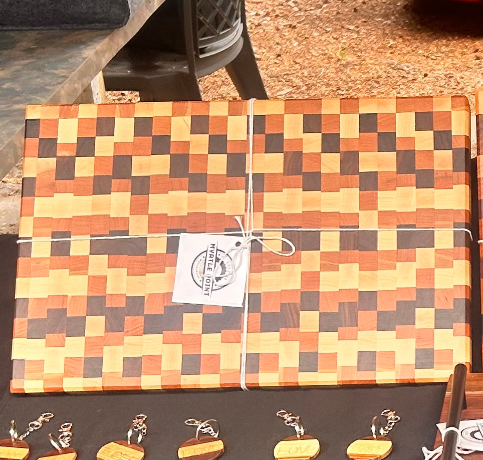 Large Maple Walnut Cherry Cutting Board